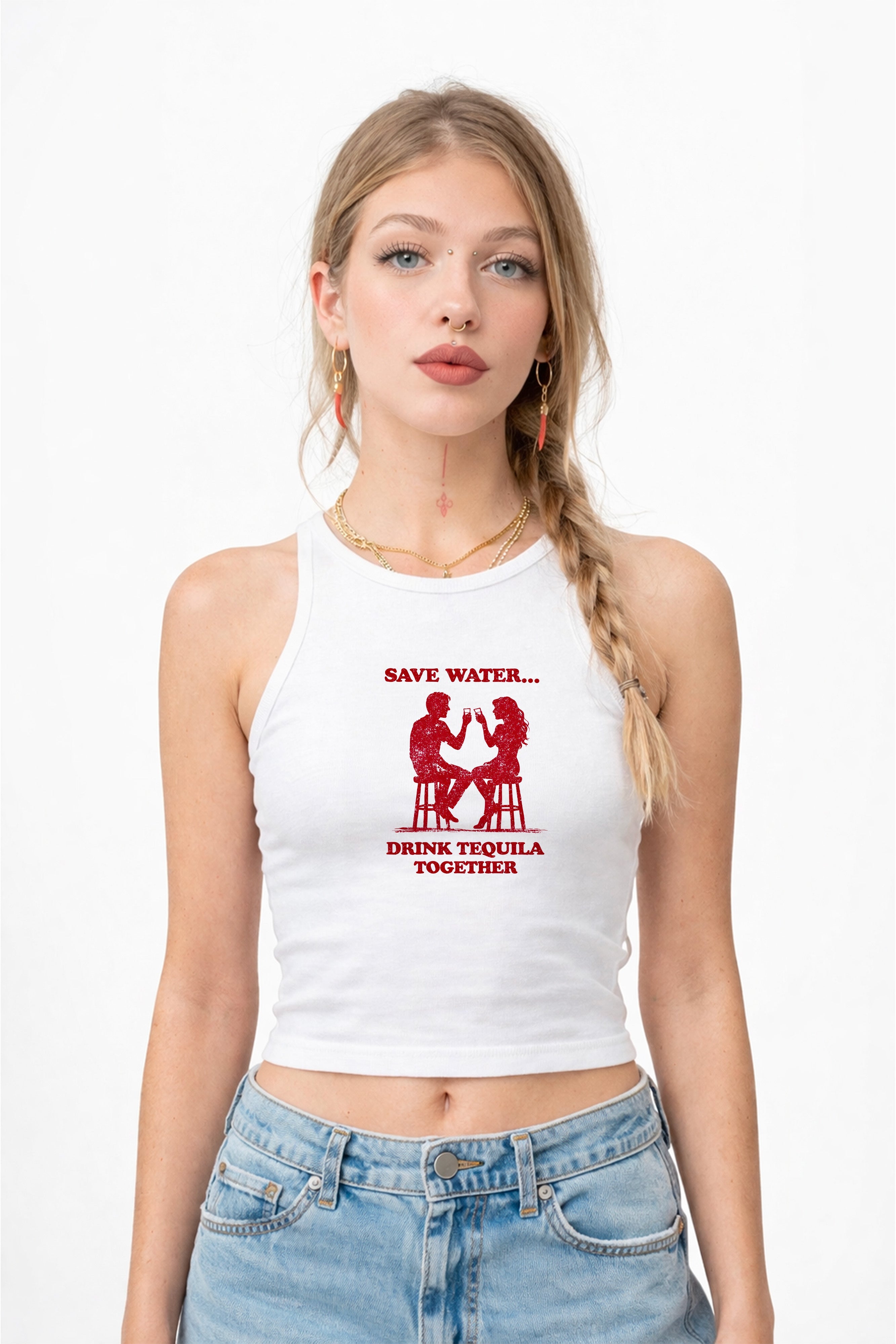 Tank top "Save water"