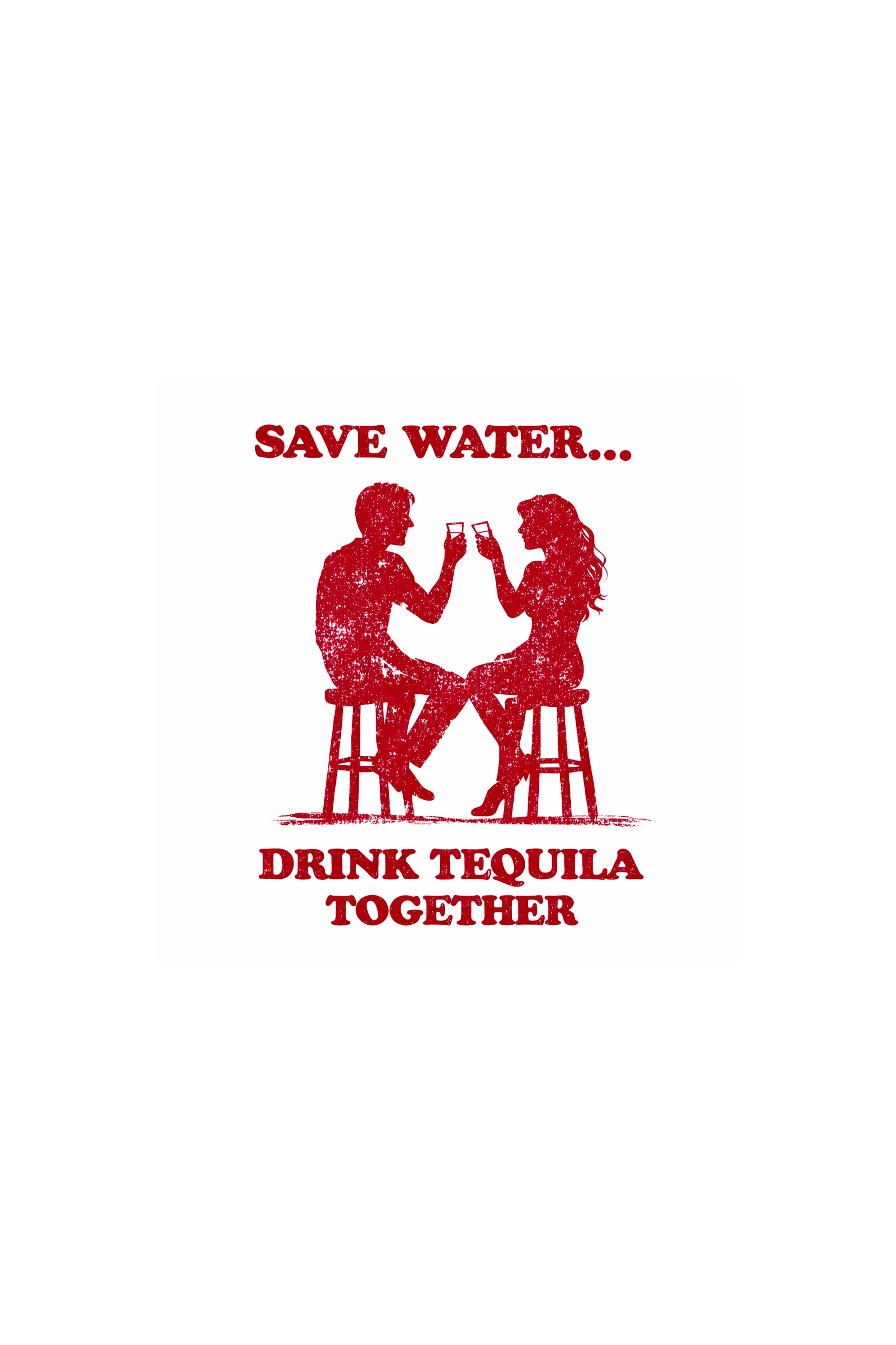 Tank top "Save water"