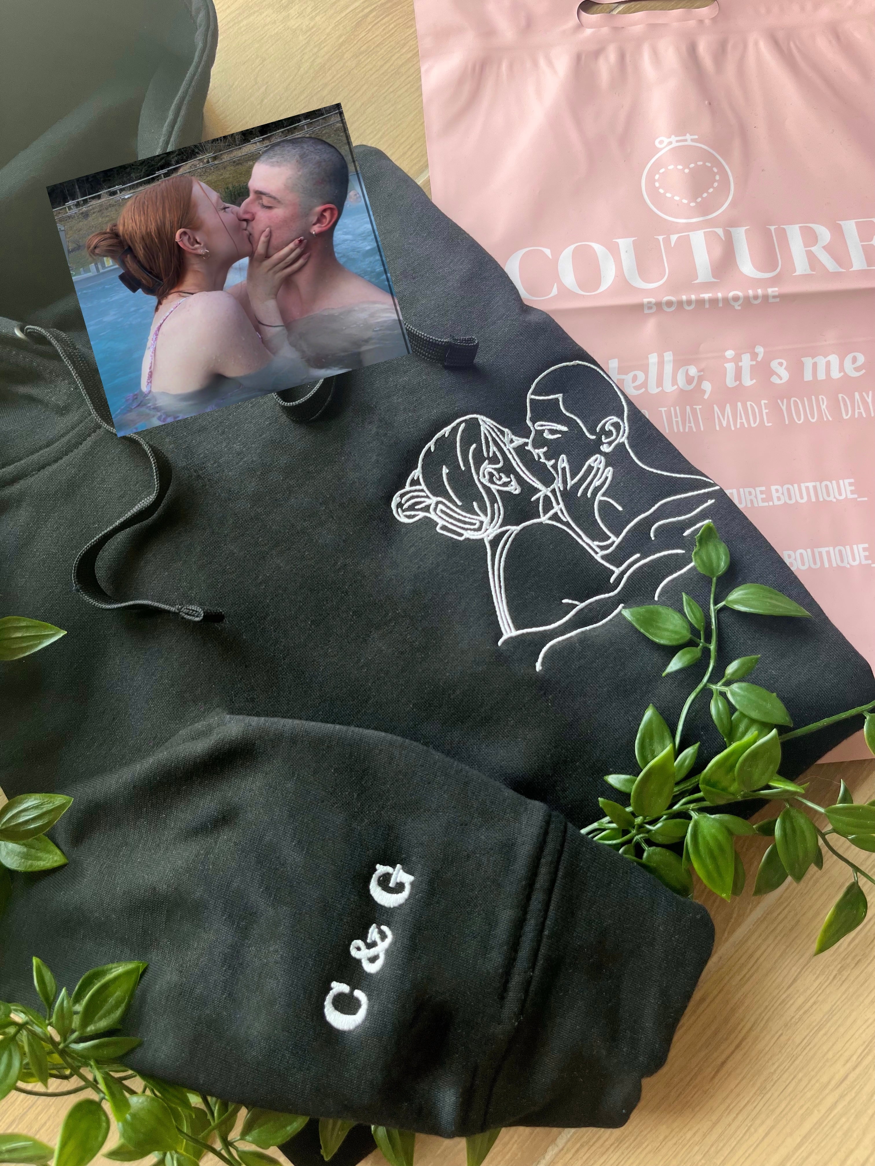 Felpa personalizzata con foto (outline)