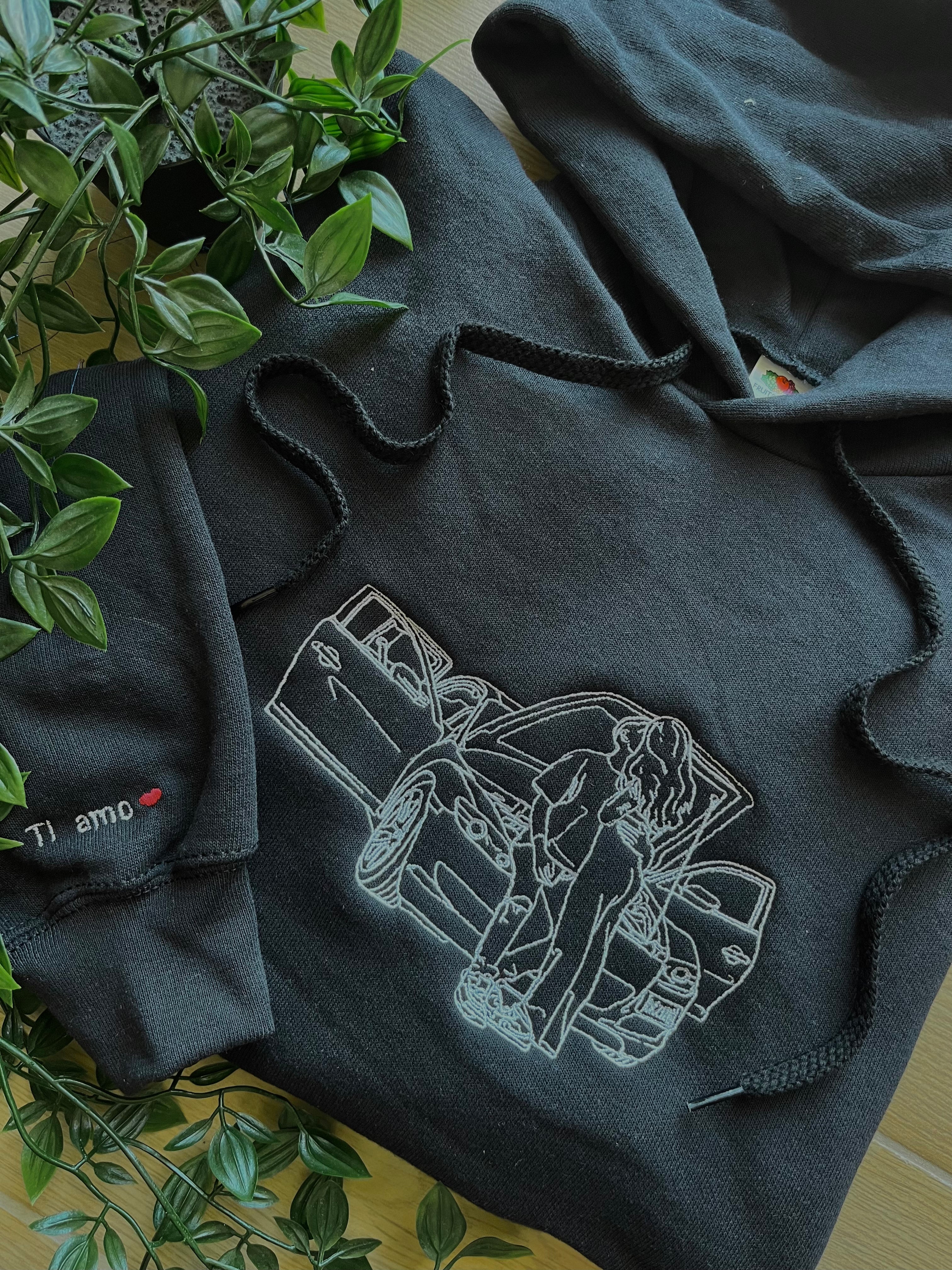 Felpa personalizzata con foto (outline)