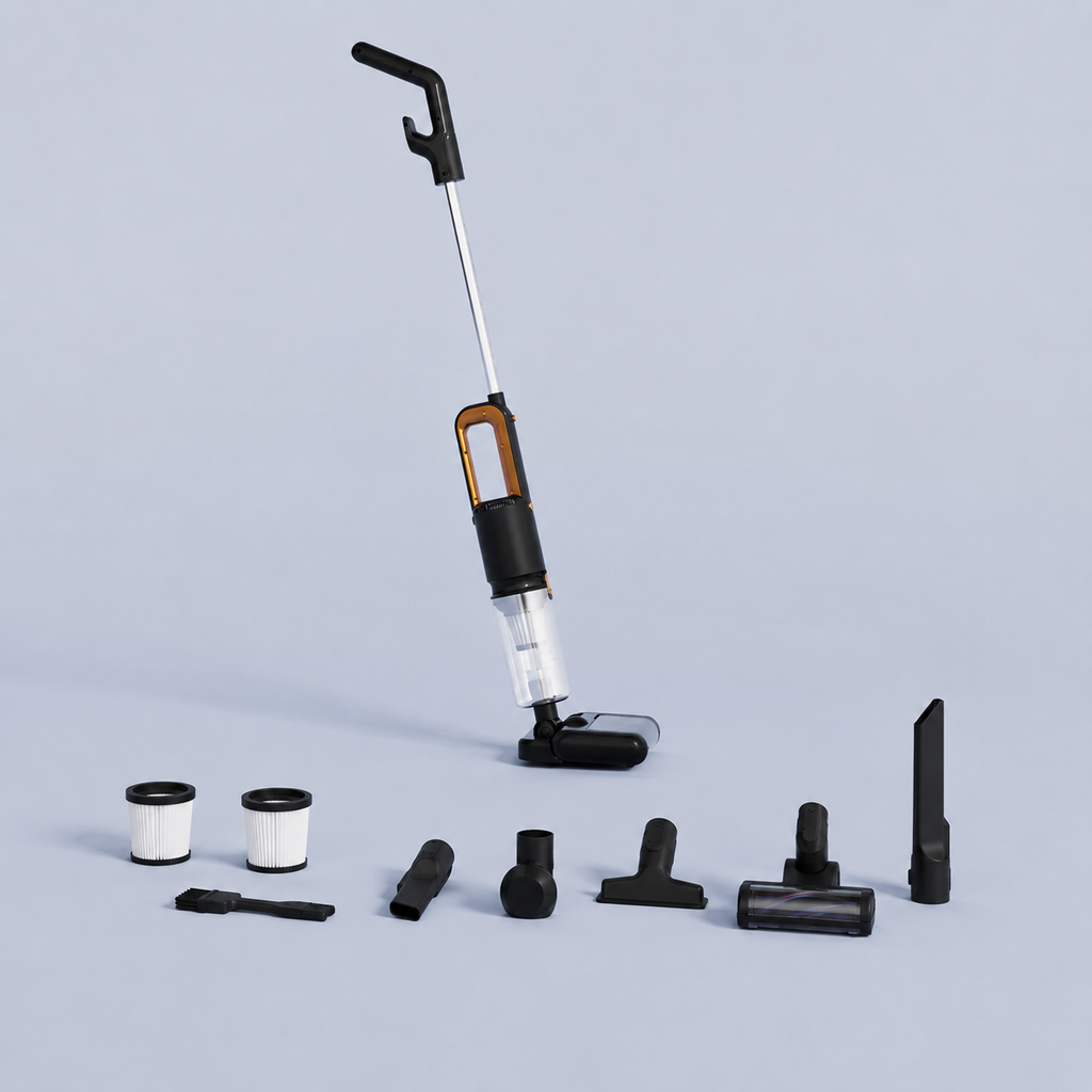 Aspirapolvere e lavapavimenti portatile 2-in-1